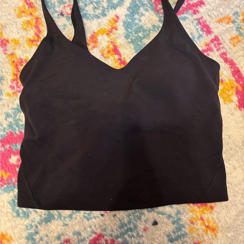 lululemon Black Crop Top
